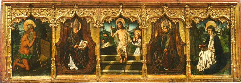 Predella del retablo di Santa Engratia - Bartolomé Bermejo