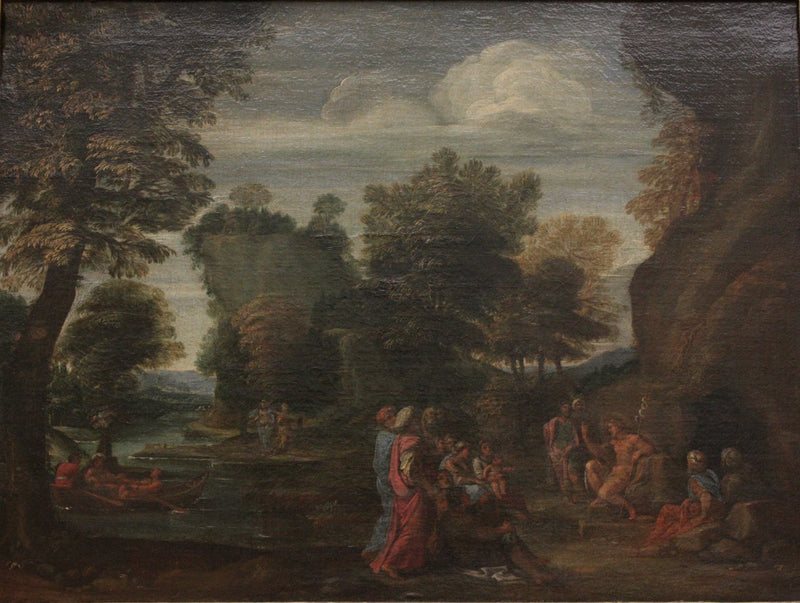 Predicazione di San Giovanni Battista - Annibale Carracci
