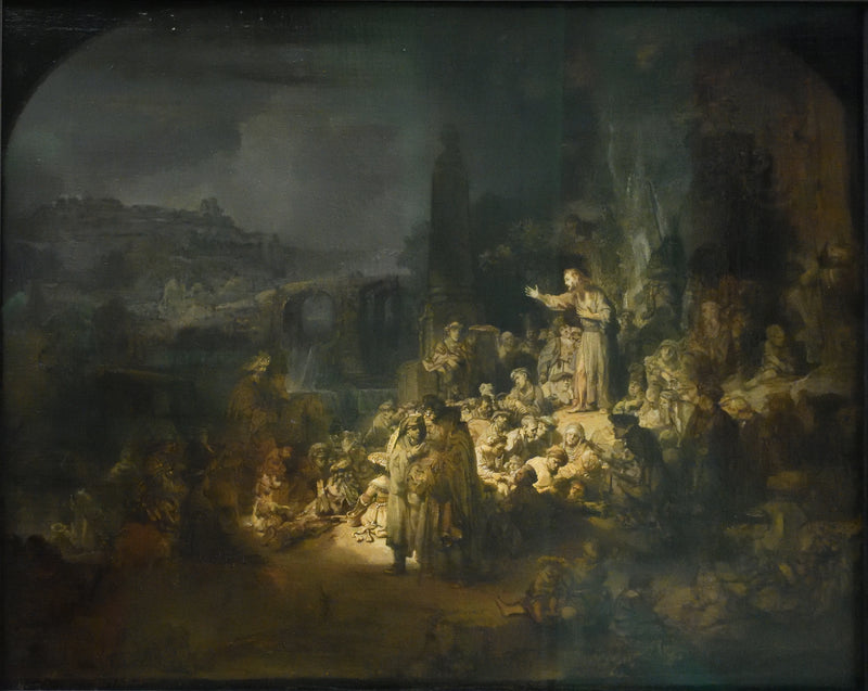 La predicazione di san Giovanni Battista - Rembrandt