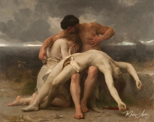 Premier Deuil - William Bouguereau - Reproductions de tableaux et peintures haut de gamme