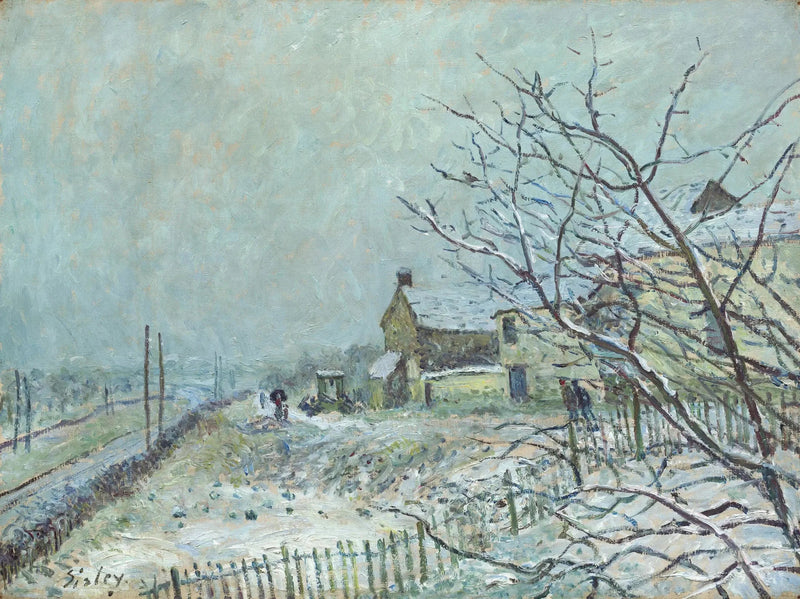 Prima neve a Veneux-Nadon - Alfred Sisley