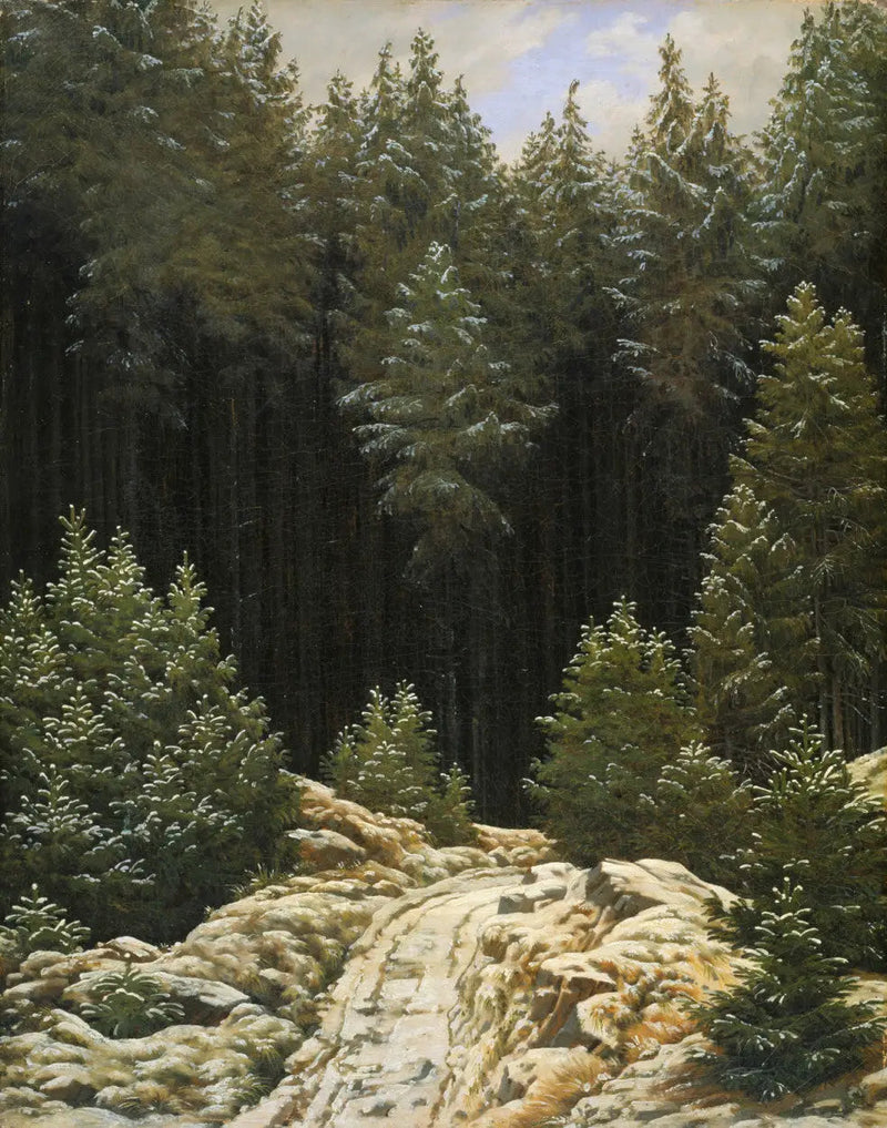 Prima neve - Caspar David Friedrich