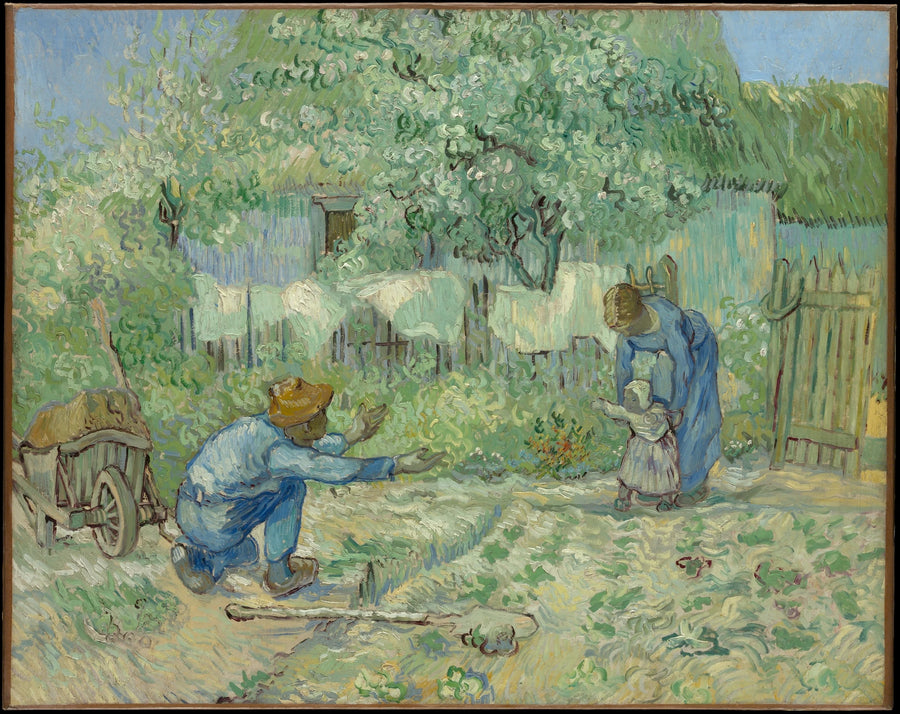 Primi passi, da Millet - Vincent van Gogh