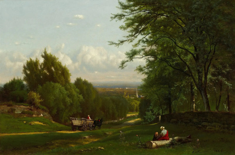 Vicino a Leeds, New York - George Inness