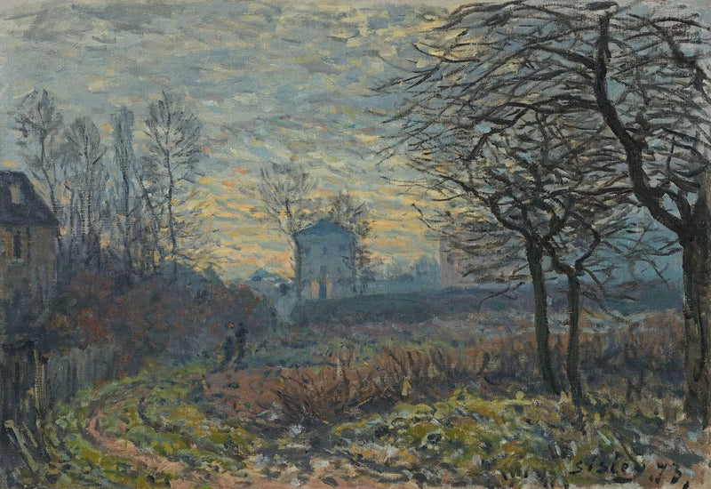 Vicino a Louveciennes - Alfred Sisley