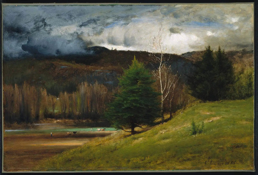 Vicino al villaggio di Kearsarge - George Inness