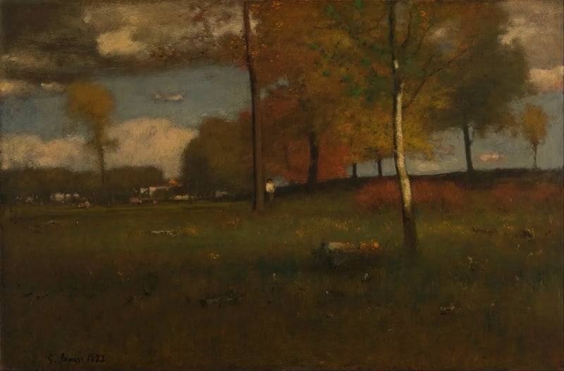 Près du village, ottobre - George Inness