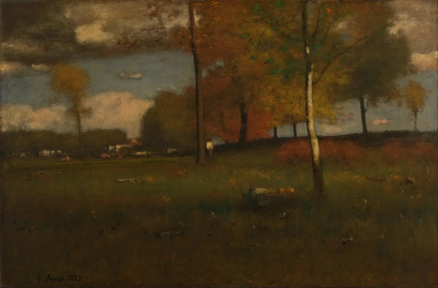 Près du village, ottobre - George Inness