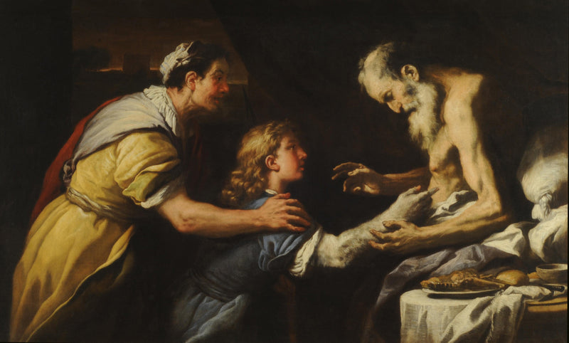 Presentazione di Giacobbe a Isacco - Luca Giordano