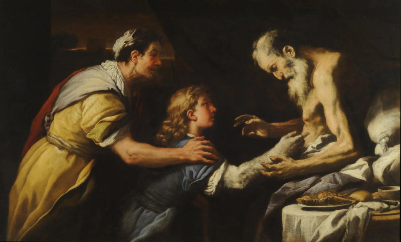 Presentazione di Giacobbe a Isacco - Luca Giordano