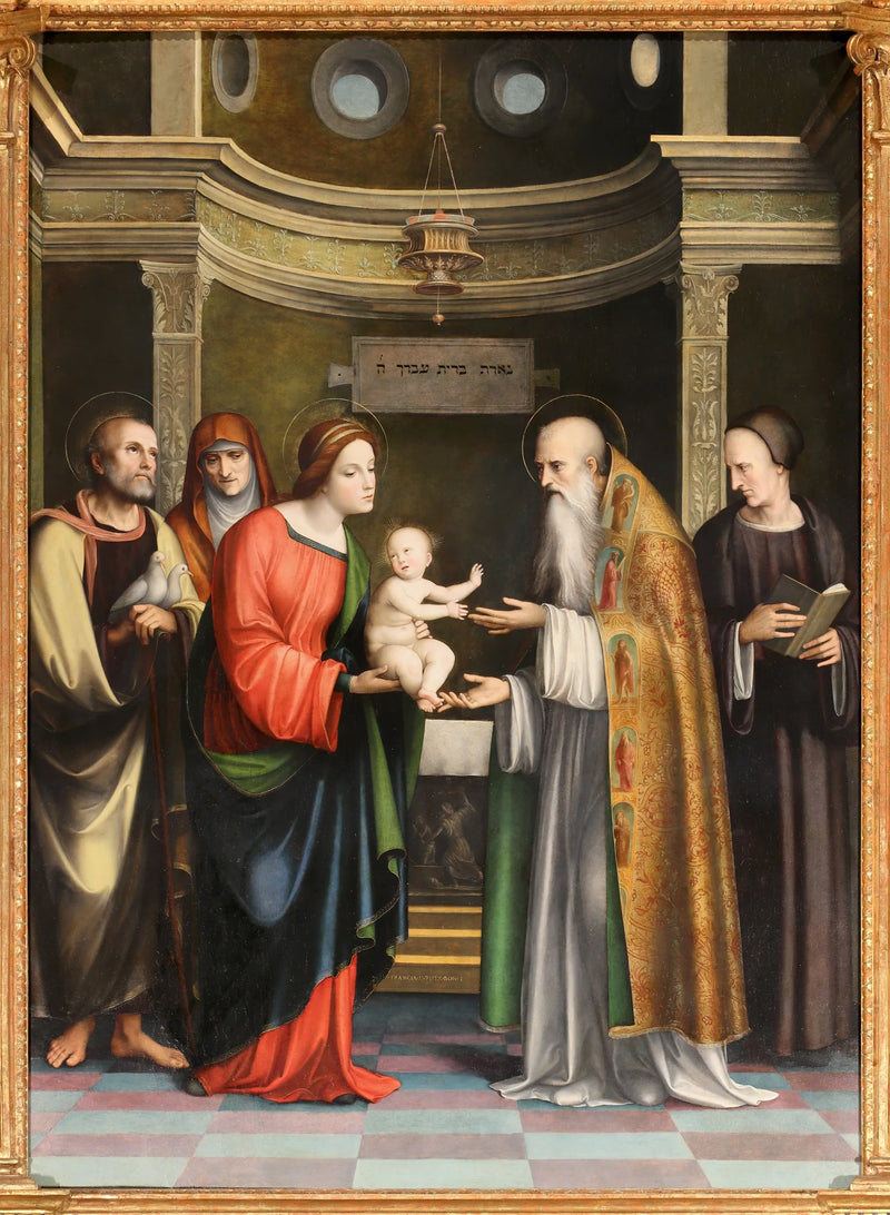 Presentazione di Gesù al tempio e purificazione della Vergine - Francesco Francia