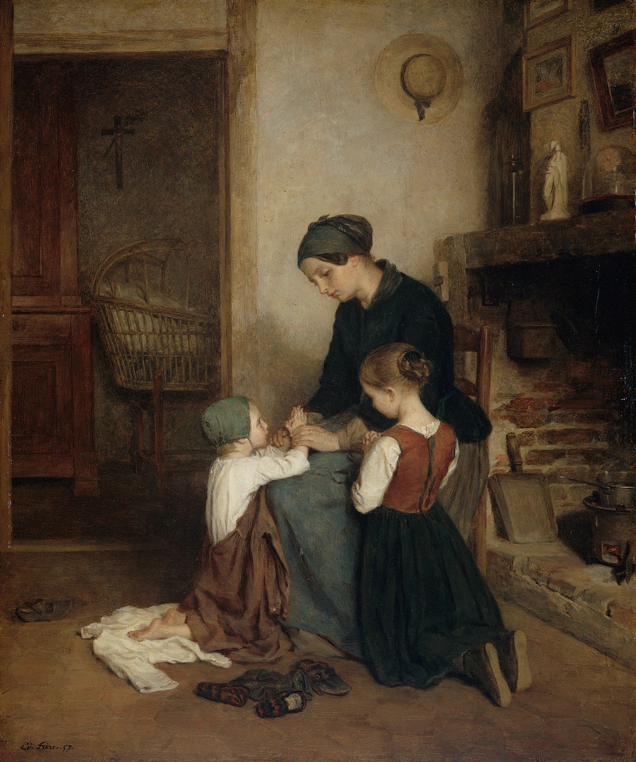 La prière du soir - Pierre-Édouard Frère