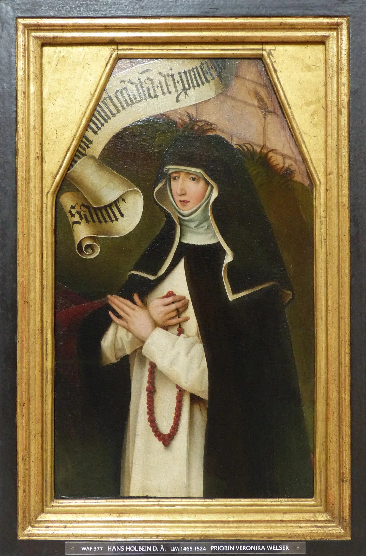 Prieure Veronica Welser - Hans Holbein the Elder image 1 reproduction réalisée par Alpha Reproduction