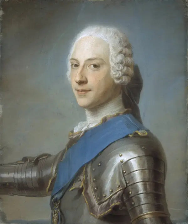 Prince Henri Benoît Clément Stuart, 1725 - 1807. Cardinal York - Maurice-Quentin de La Tour image 1 reproduction de peinture à l’huile