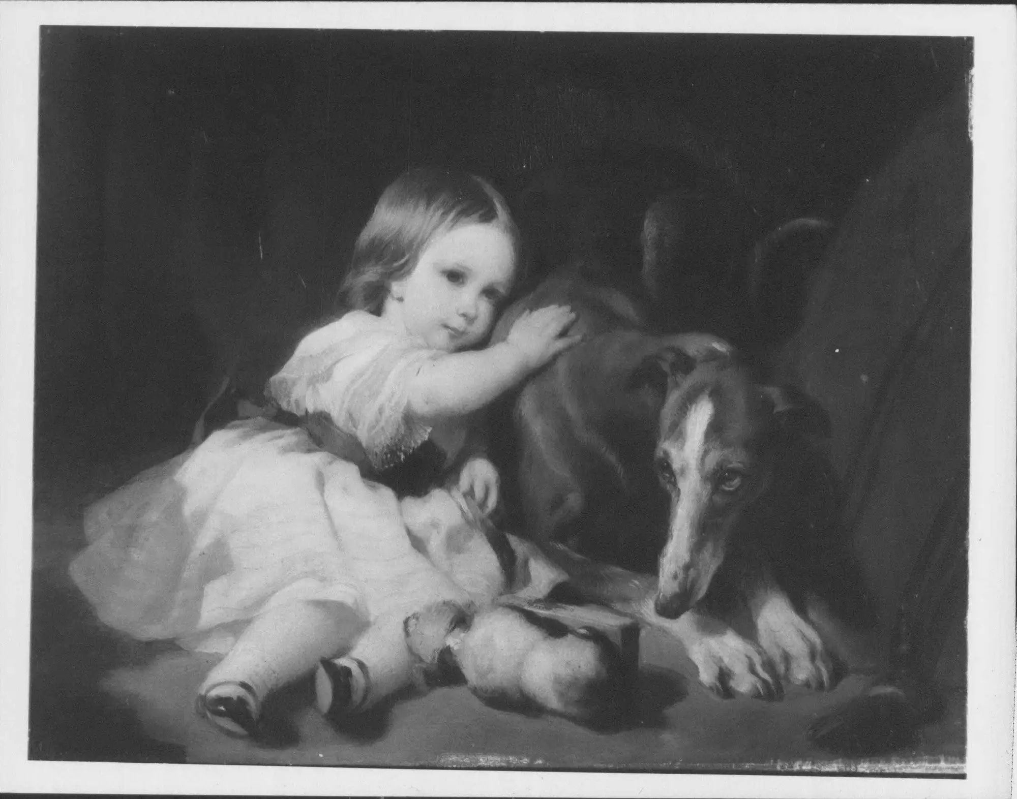 Princesse Alice et Eos - Edwin Henry Landseer - Alpha Reproduction