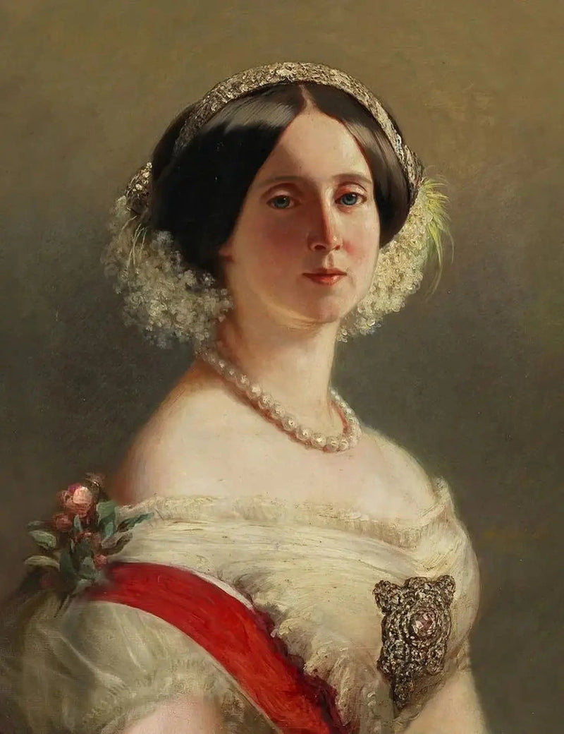 Principessa Augusta di Sassonia-Weimar-Eisenach, successivamente regina di Prussia e imperatrice tedesca - Franz Xaver Winterhalter