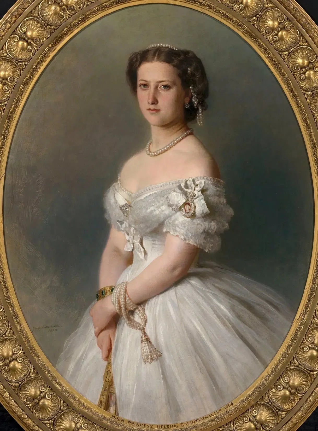 Princesse Hélène (1846-1923) - Franz Xaver Winterhalter image 1 reproduction d’œuvre d’art à l’huile