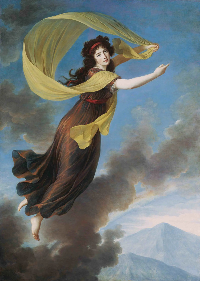 Principessa Karoline von Liechtenstein (1768-1831), née contessa von Manderscheidt-Blankenheim nel ruolo di Iris - Élisabeth Vigée Le Brun