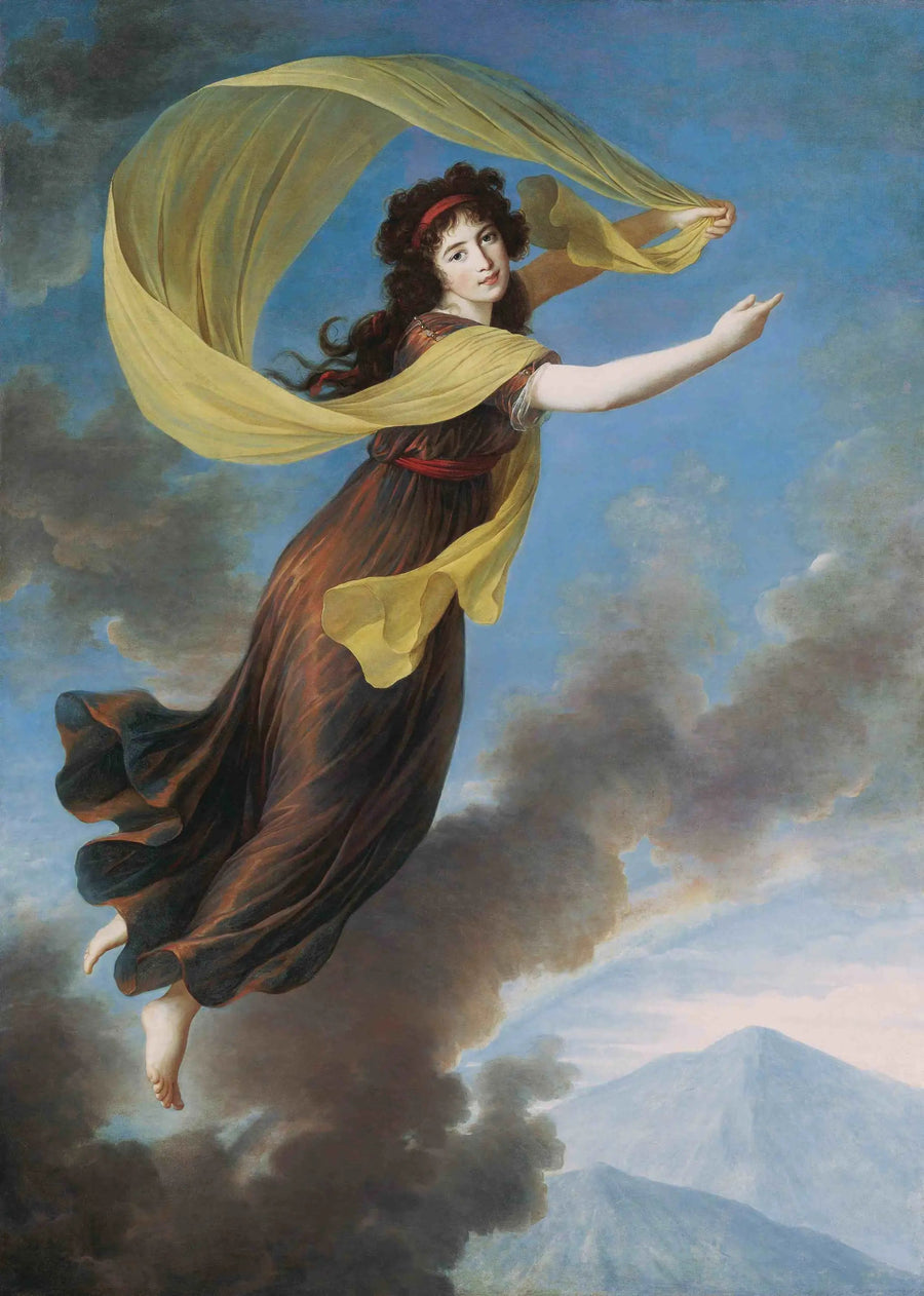 Principessa Karoline von Liechtenstein (1768-1831), née contessa von Manderscheidt-Blankenheim nel ruolo di Iris - Élisabeth Vigée Le Brun