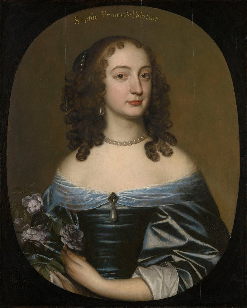 Princesse Sophie, futura duchessa di Brunswick-Lunebourg, elettrice di Hannover (1630-1714) - Gerrit van Honthorst