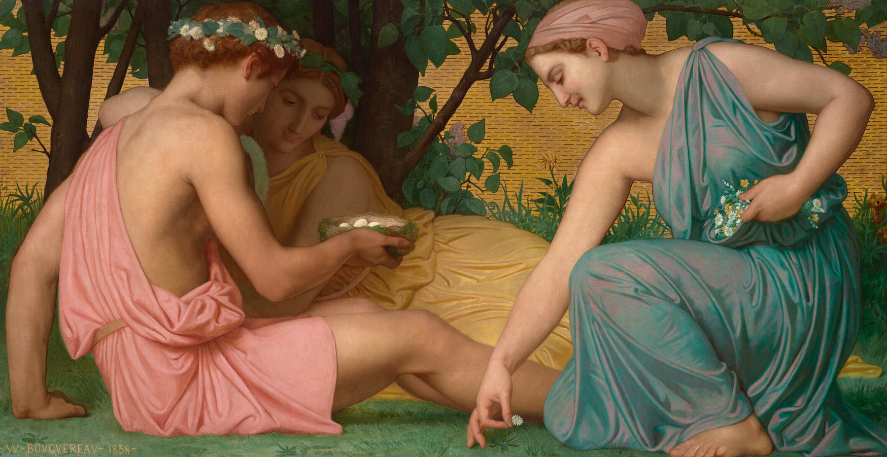 Le Printemps (1858) - Bouguereau