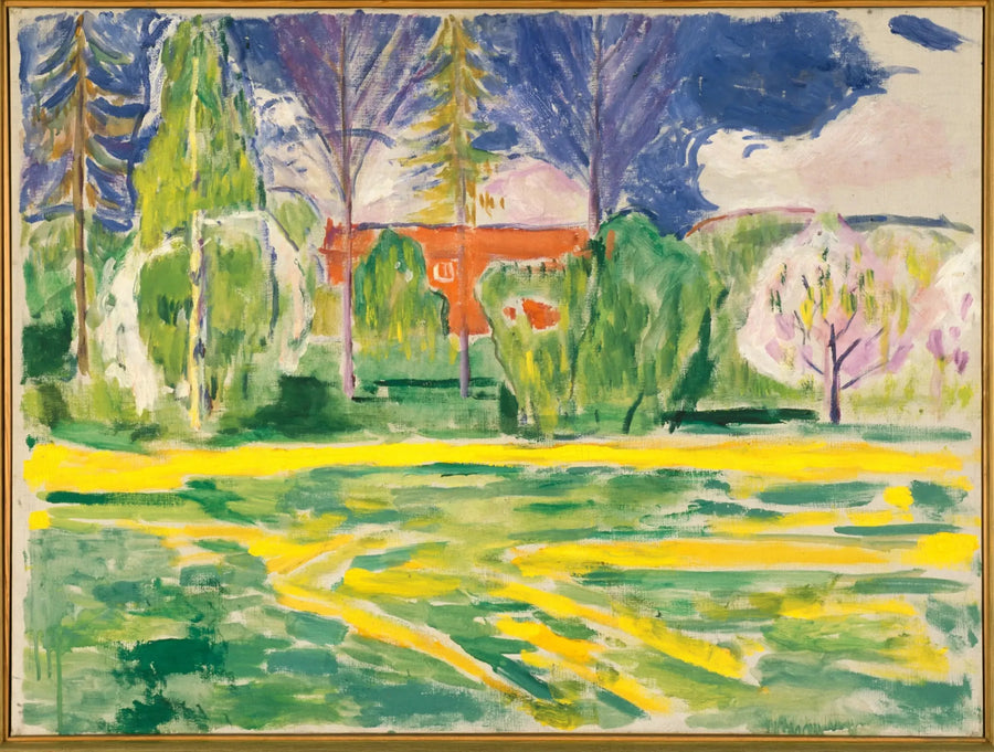 Primavera a Ekely - Edvard Munch