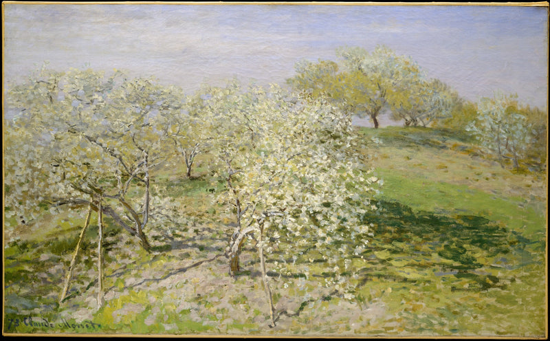 Primavera (Alberi da frutto in fiore) W271 - Claude Monet