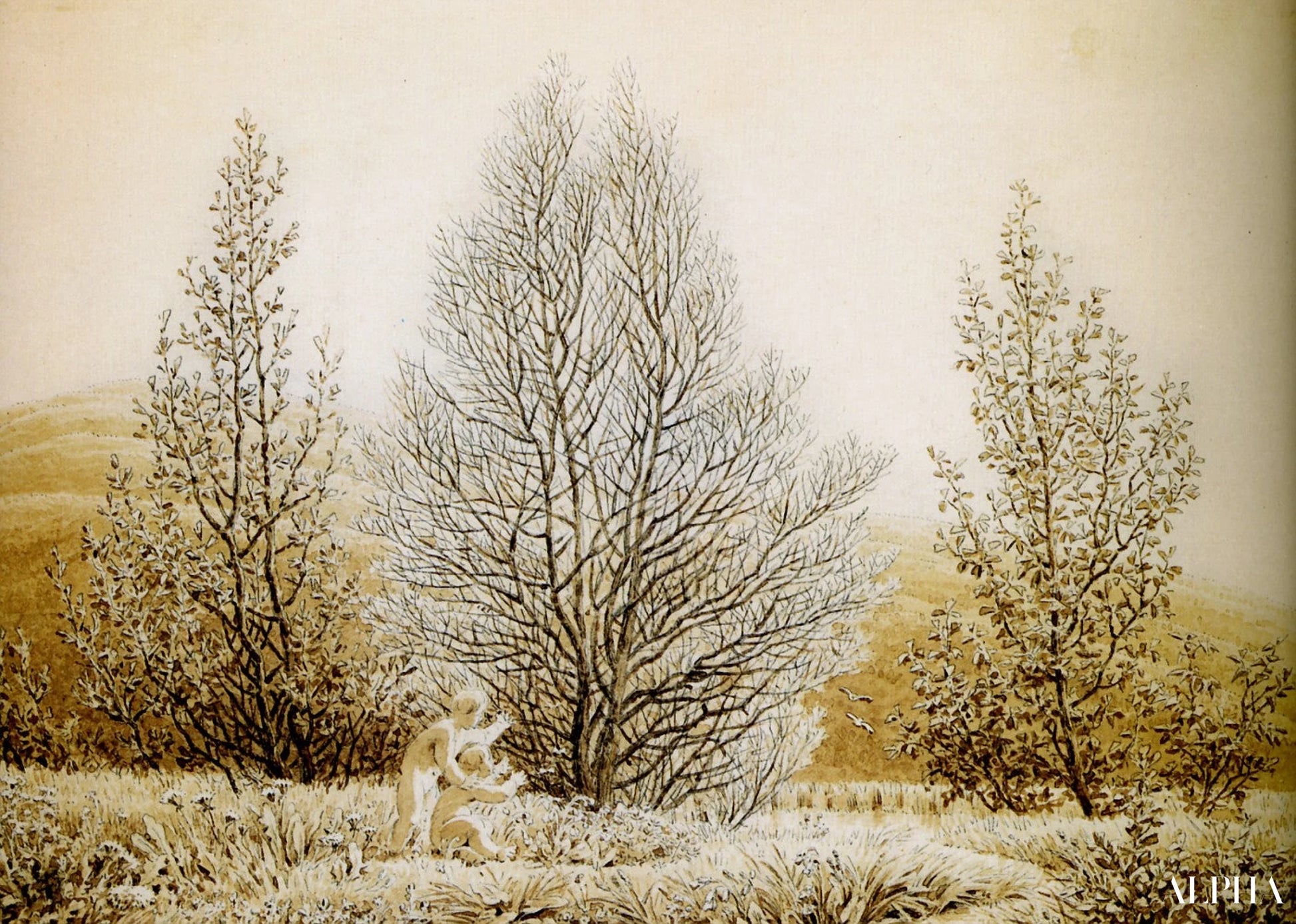 Printemps - Caspar David Friedrich - Reproductions de tableaux et peintures haut de gamme