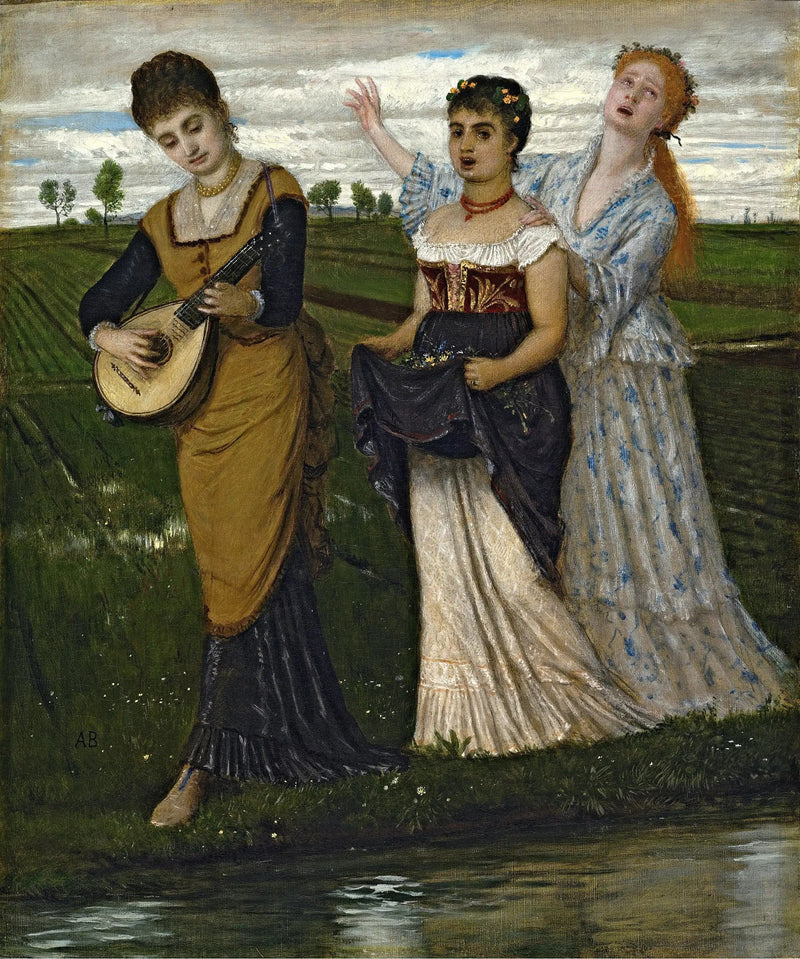 Primavera (Canti della primavera) - Arnold Böcklin