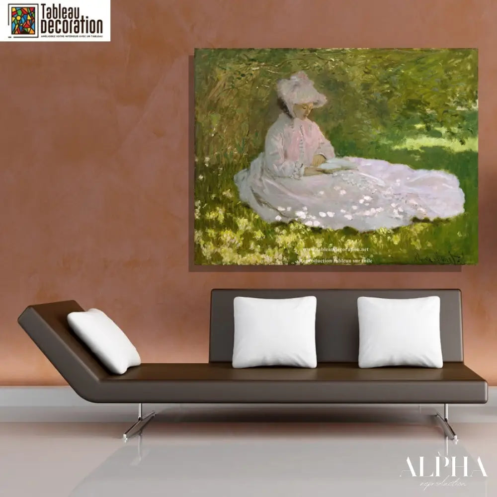 Printemps - Claude Monet - Reproductions de tableaux et peintures haut de gamme