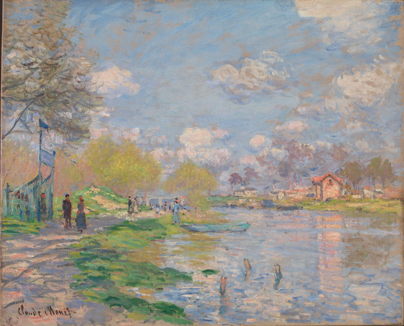 Primavera sull'isola di Grande Jatte W459 - Claude Monet