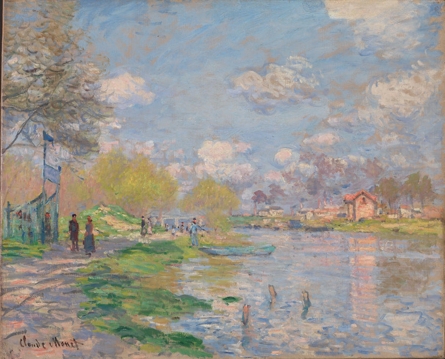 La primavera vicino alla Senna - Claude Monet