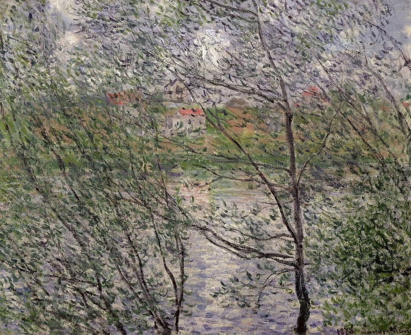 Sorgere tra i rami W455 - Claude Monet