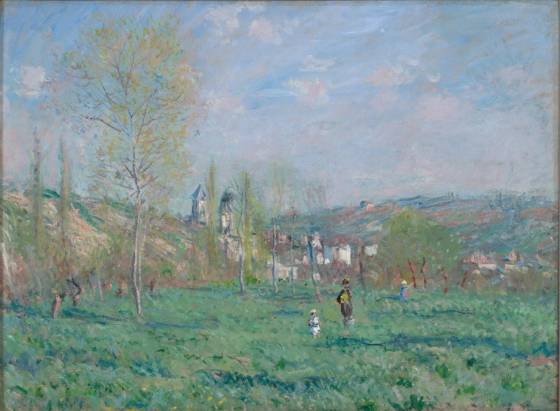 Primavera a Vétheuil W579 - Claude Monet