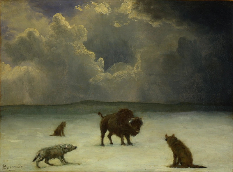 Pris au piège - Albert Bierstadt