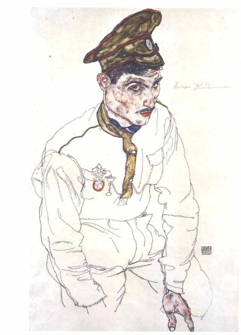 Prigioniero di guerra russo - Egon Schiele