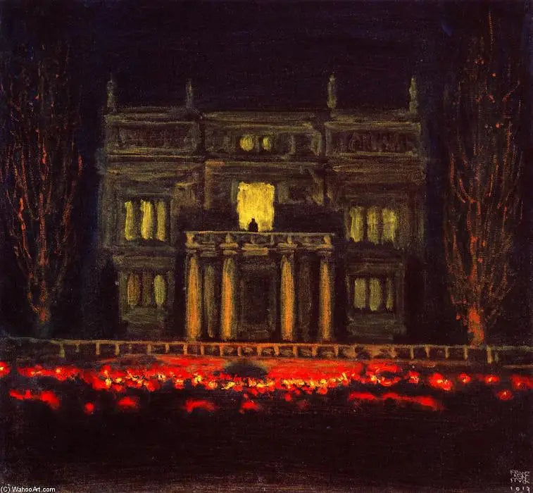 Processione alle Torce - Franz Von Stuck