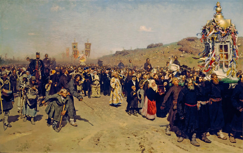 Processione religiosa nella provincia di Kursk - Ilya Repin