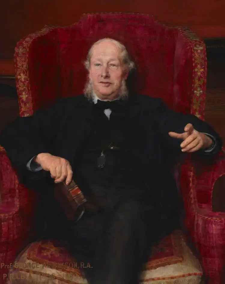 Professore George Aitchison (1825–1910), RA, RGM, PRIBA - Lawrence Alma-Tadema
