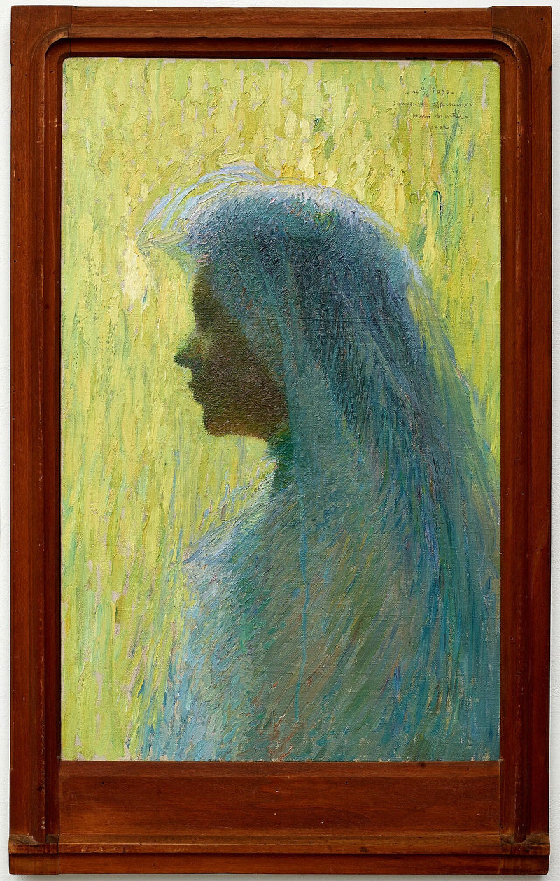 Profilo con velo - Henri-Jean Guillaume Martin