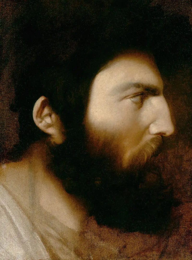 Profilo di uomo barbuto - Jean-Auguste-Dominique Ingres