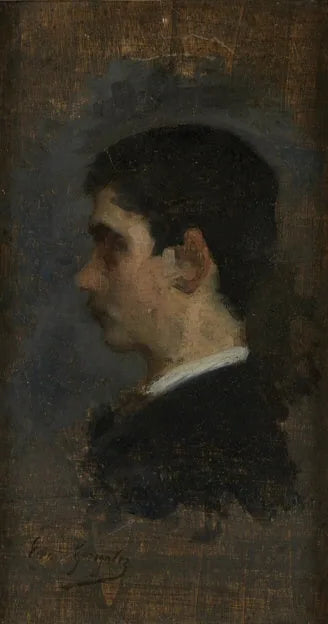Profilo di un giovane uomo - Eva Gonzalès