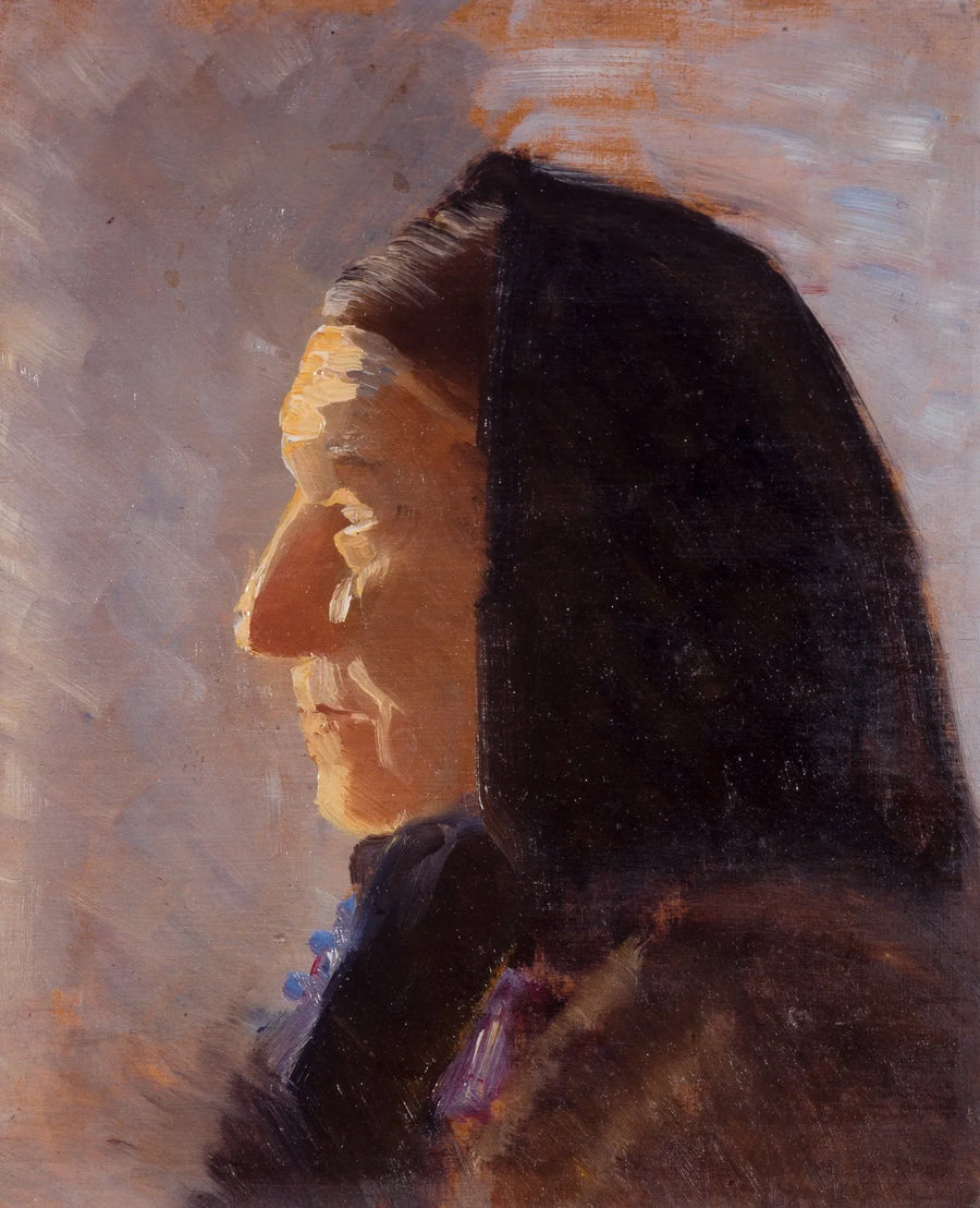 Profilo di una donna di Skagen - Anna Ancher