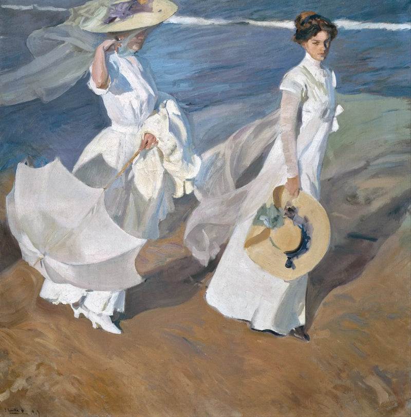 Passeggiata lungo il mare - Joaquín Sorolla