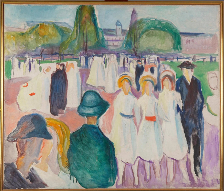 Passeggiata in primavera - Edvard Munch