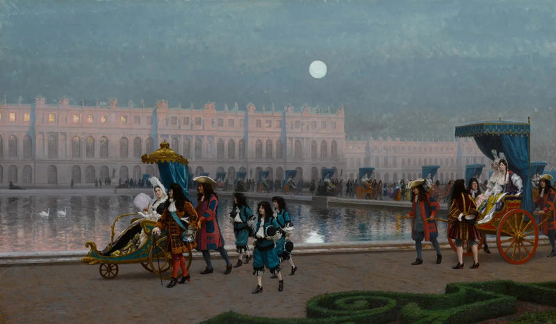 Promenade della Corte nei giardini di Versailles - Jean-Léon Gérôme