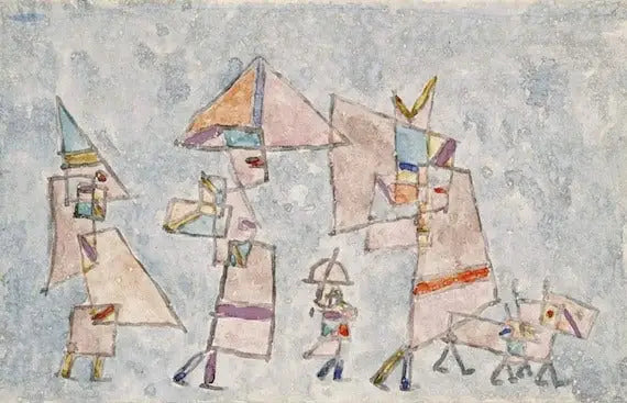 Passeggiata in Oriente (Passeggiata in Oriente) - Paul Klee