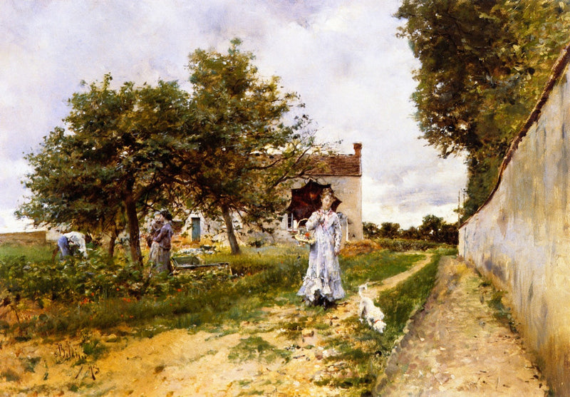 Passeggiata mattutina - Giovanni Boldini