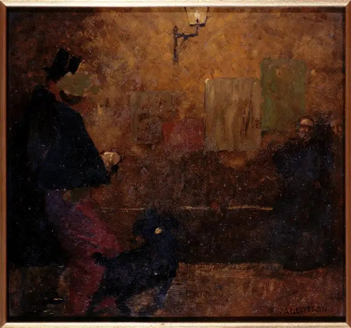 Passeggiata notturna - Félix Vallotton