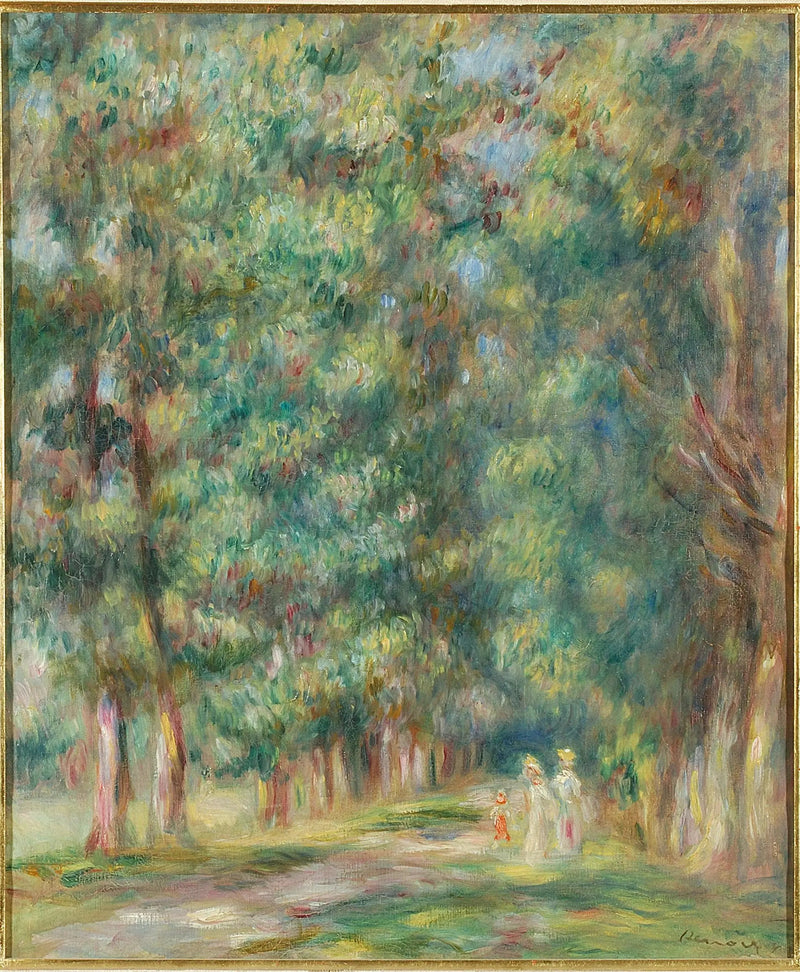 Passeggiata, sottobosco - Pierre-Auguste Renoir